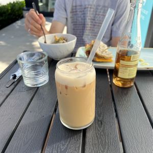 Salted Caramel Iced Latte  at Down 2 Earth in Langley