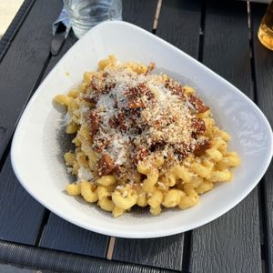 Mac Daddy (add kula kitchen bbq ribs)  at Down 2 Earth in Langley