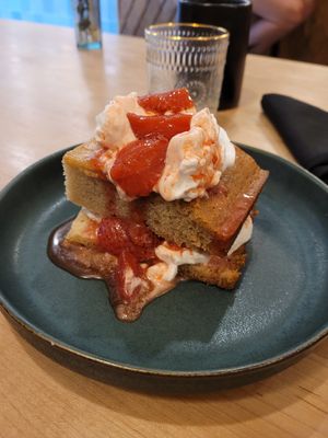 Strawberry shortcake at Down 2 Earth in Langley