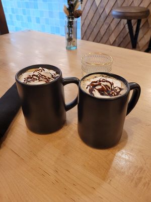 Hedgehog mochas at Down 2 Earth in Langley