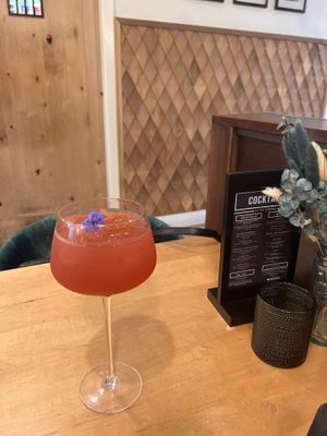 Pink lemonade sangria   at Down 2 Earth in Langley