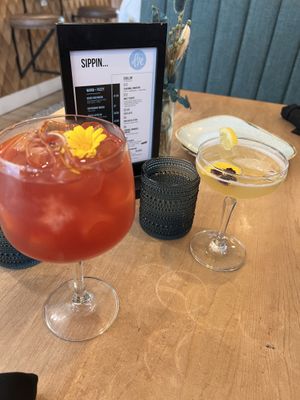 Delicious drinks -  cocktails   at Down 2 Earth in Langley