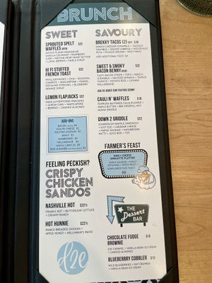 Menu   at Down 2 Earth in Langley
