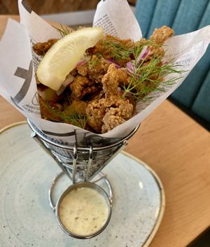 Calamari   at Down 2 Earth in Langley