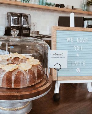 Orange and Almond Cake at Down 2 Earth in Langley