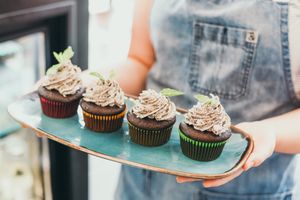 Various vegan cupcakes!  at Down 2 Earth in Langley