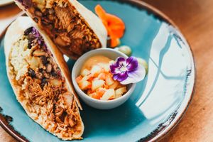 Breakfast burrito! at Down 2 Earth in Langley