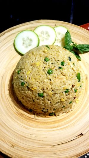 Green curry fried rice at Port Thai Place in Port Washington