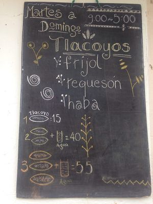 La Tlacoyeria  at La Tlacoyeria in San Cristobal De Las Casas