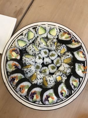 Sushi/maki at Aicha Kitchen in Marrakech