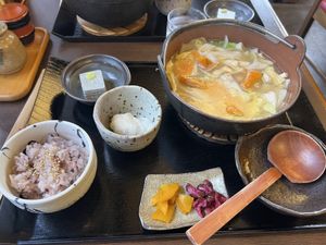 Pumpkin hoto set  at Momijitei-Hoto in Fujikawaguchiko