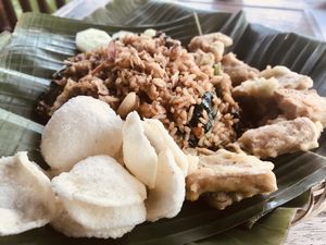 Tempeh Fried rice   at Tirta Unda in Sidemen