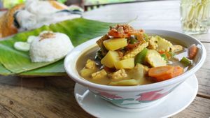 Veggiecurry at Tirta Unda in Sidemen