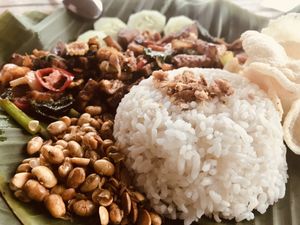 Tempeh Manis  at Tirta Unda in Sidemen