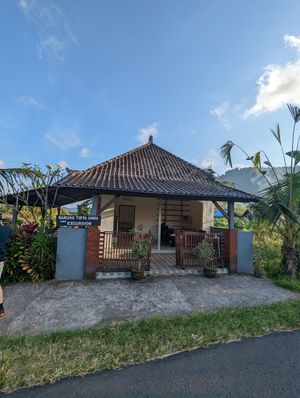 Outside of the place at Tirta Unda in Sidemen