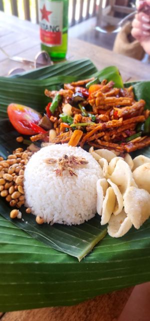 Tempeh Manis at Tirta Unda in Sidemen