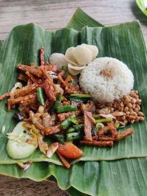 Tempeh Manis at Tirta Unda in Sidemen