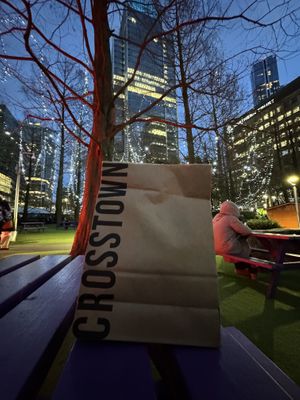   at Crosstown Doughnuts - Canary Wharf in East London