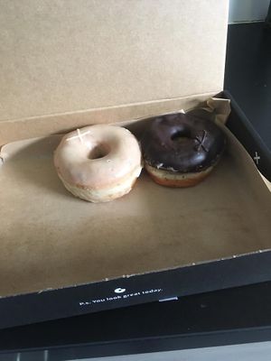 Delivery service at Crosstown Doughnuts - Canary Wharf in East London