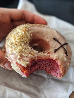 Yuzu & Passion Fruit at Crosstown Doughnuts - Canary Wharf in East London