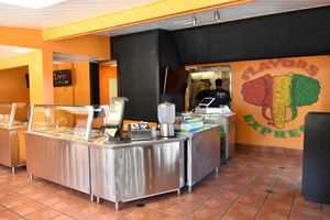 Interior at Flavors of East Africa Express in San Diego