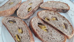 Pumpkin loaf at Greedy Beast in Chiang Mai