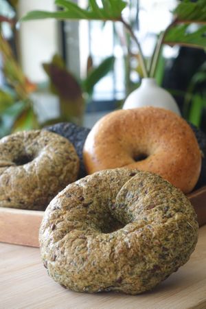 bagel at Greedy Beast in Chiang Mai