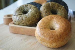 bagel at Greedy Beast in Chiang Mai