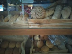 Different kinds of bread at Greedy Beast in Chiang Mai