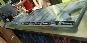 Sorten at Thommy's Eismanufaktur in Leipzig