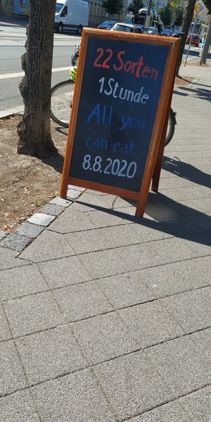 Info at Thommy's Eismanufaktur in Leipzig