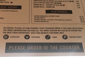 Vegan at Saigon Street Eats in Fitzroy