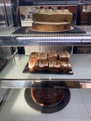 All cakes are sfv   at Barkers Cafe Bar in Helmsley