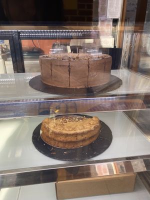 Cakes   at Barkers Cafe Bar in Helmsley