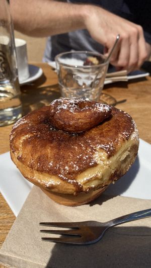 Vegan cinnamon bunt at Greens & Co in Galway