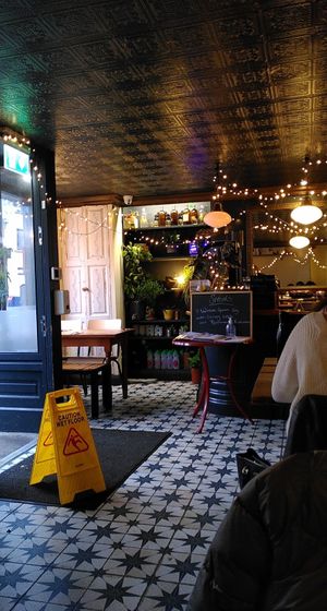 Lovely decoration at Greens & Co in Galway