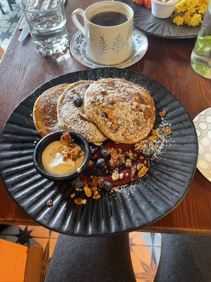 Pancakes  at Greens & Co in Galway