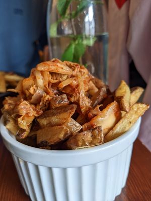 Kimchi fries at Greens & Co in Galway