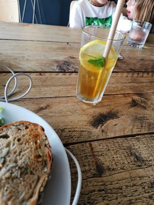 Today's mint ice tea at Greens & Co in Galway