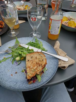 Seitan sandwich at Greens & Co in Galway