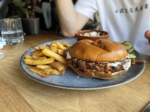 Specials burger  at Greens & Co in Galway