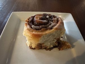 Divine! I asked for it warmed and they happily obliged! The only thing I would have added was pecan nuts in or on top (but still delicious)  at Greens & Co in Galway