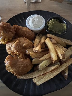 Vegan Fish  at Greens & Co in Galway