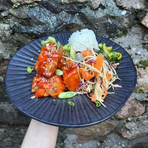 Tofu wings  at Greens & Co in Galway