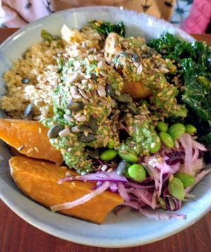 Buddha bowl at Greens & Co in Galway