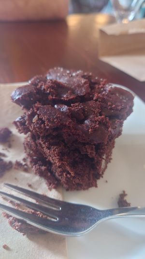Too dry brownie 😥 at Greens & Co in Galway