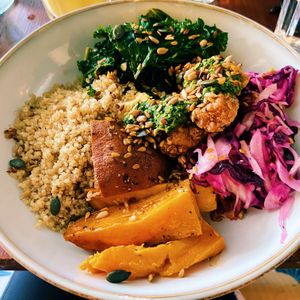 Buddha bowl  at Greens & Co in Galway