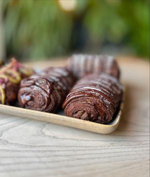 New French Chocolate Pastries with Tonka Chocolate  at Greens & Co in Galway