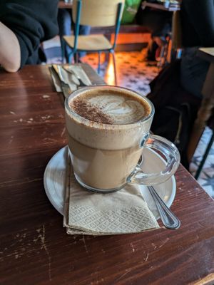 Pumpkin spiced latte at Greens & Co in Galway