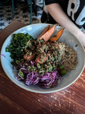 Buddha bowl at Greens & Co in Galway